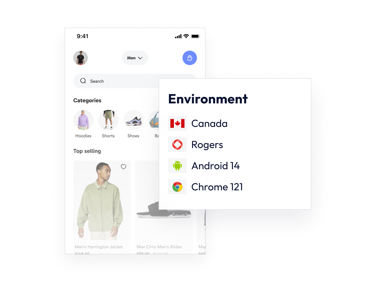 View-as-customer through a real user connection